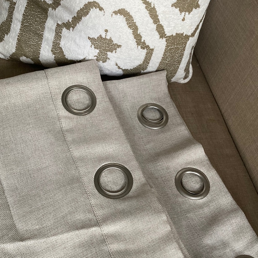 Fabric Window Curtains (2 Panels)